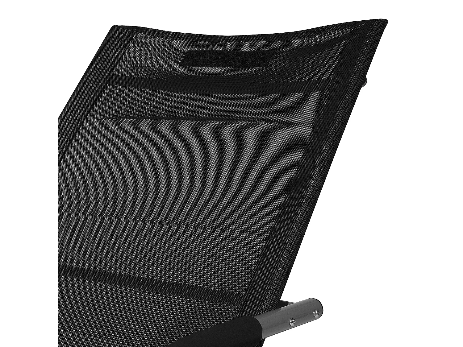 Moderner Gartenstuhl Schaukelfunktion Polyester schwarz Carano