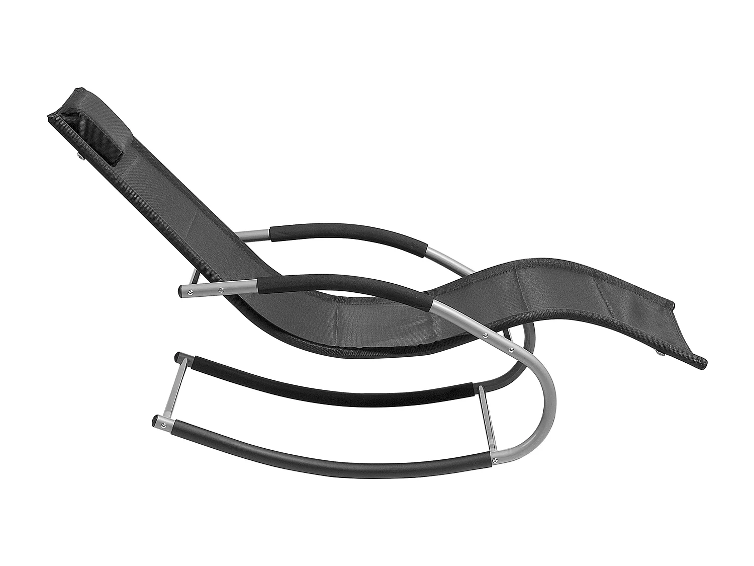 Transat à bascule CARANO Métal Noir