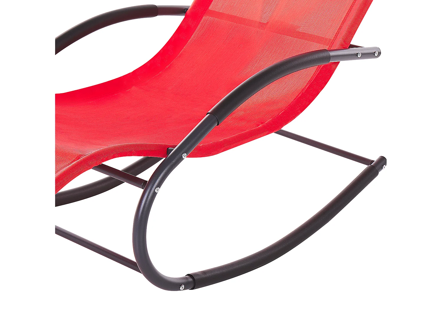 Transat à bascule CARANO II Métal Rouge