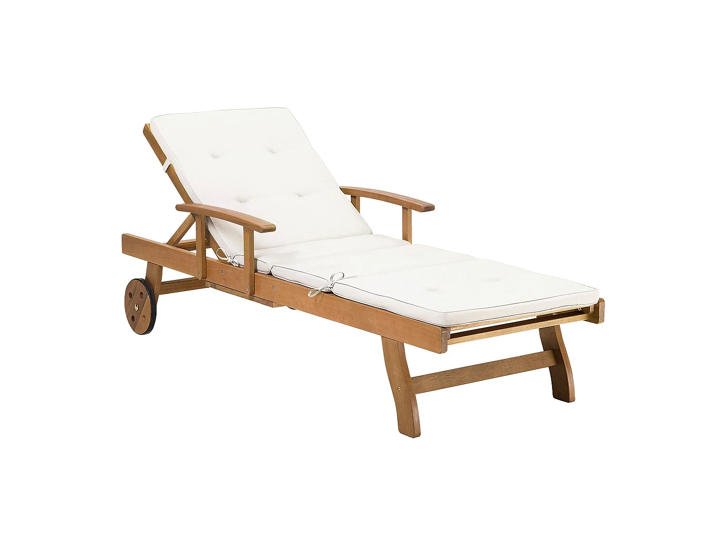 Transat avec coussin JAVA Acacia Blanc cassé