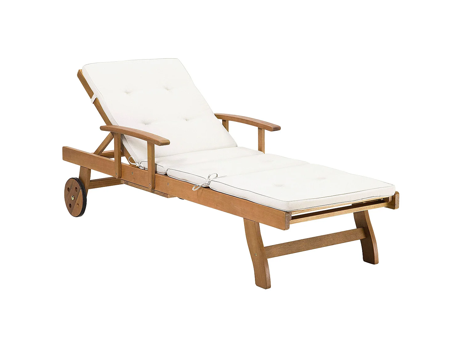 Transat avec coussin JAVA Acacia Blanc cassé