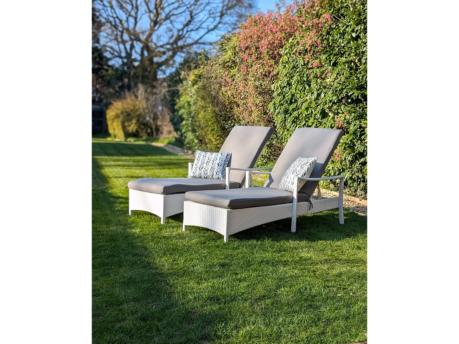 Transat avec coussin VASTO Blanc