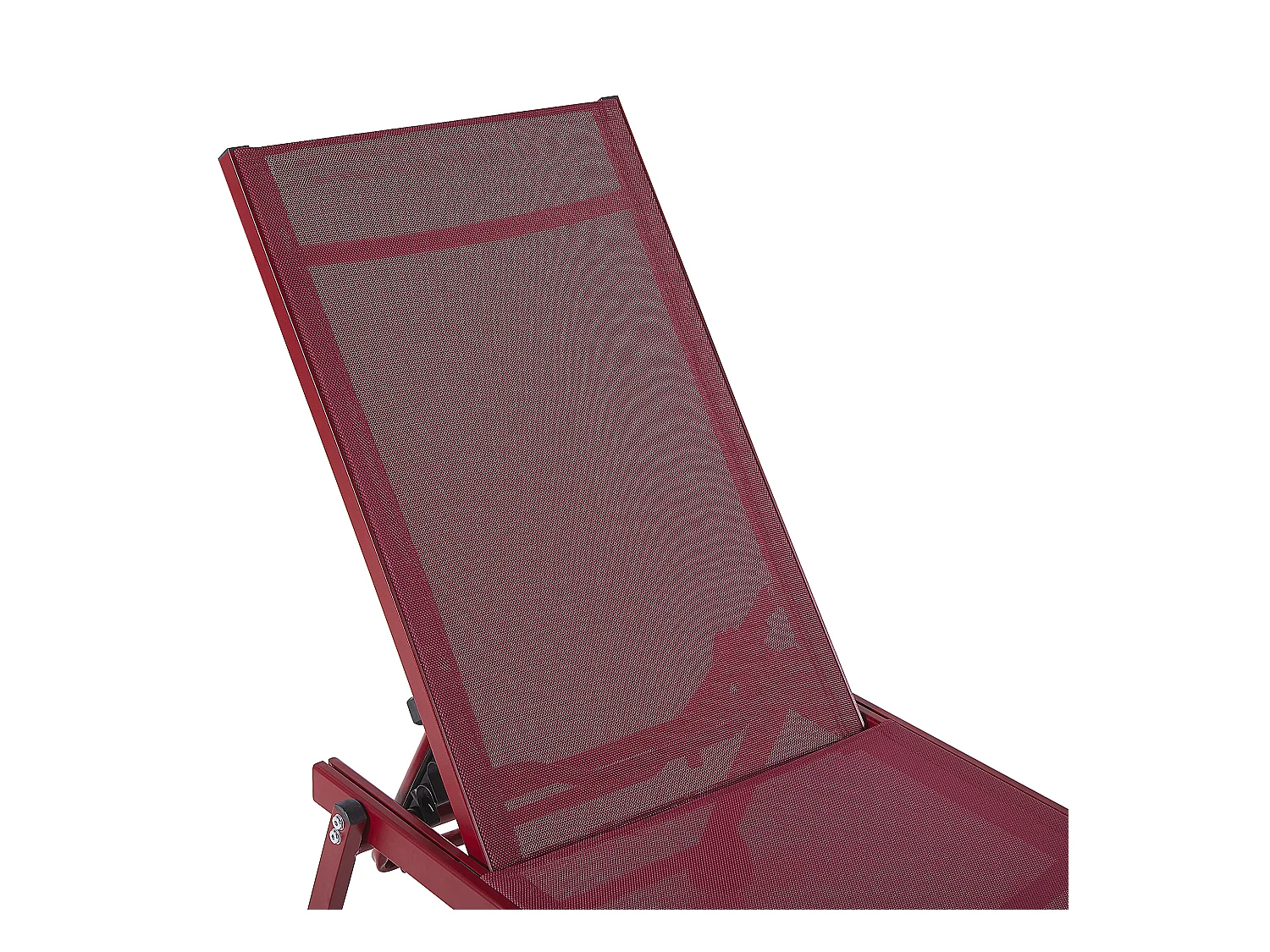 Transat PORTOFINO Métal Rouge Bordeaux