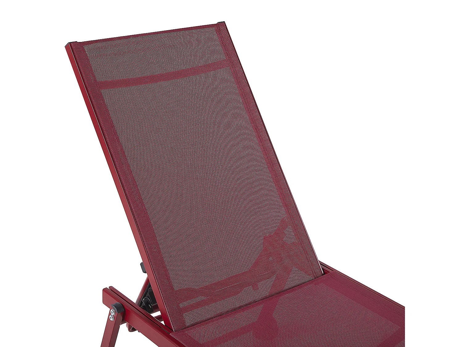 Transat PORTOFINO Métal Rouge Bordeaux