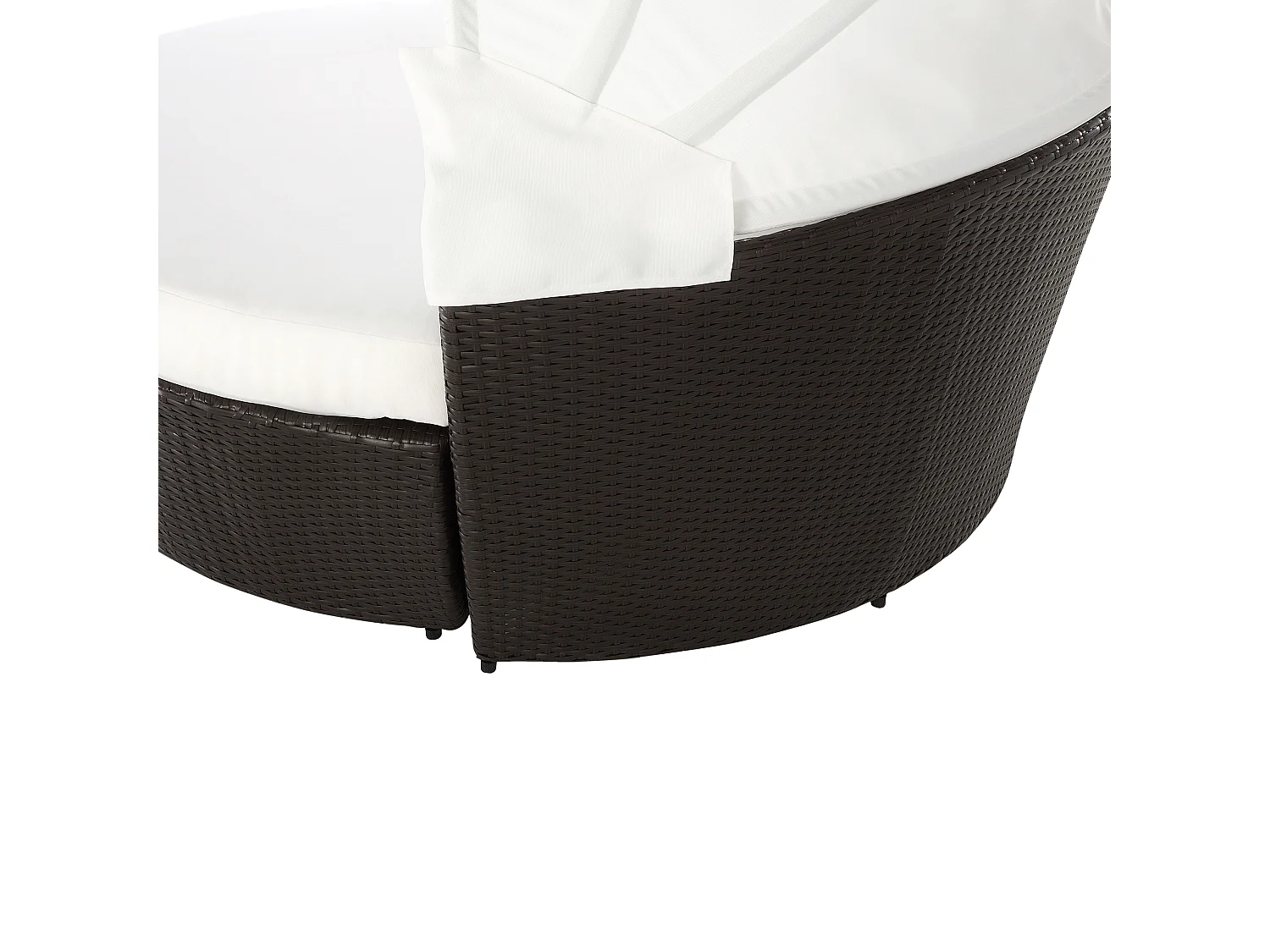 Lit de jardin SYLT LUX Marron foncé