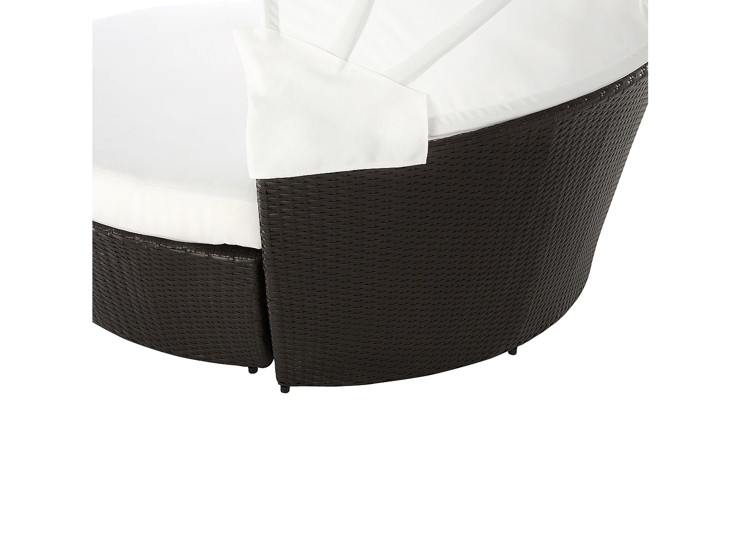 Lit de jardin SYLT LUX Marron foncé