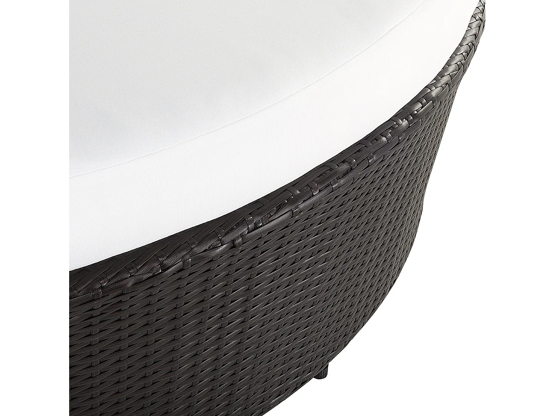 Lit de jardin SYLT LUX Marron foncé