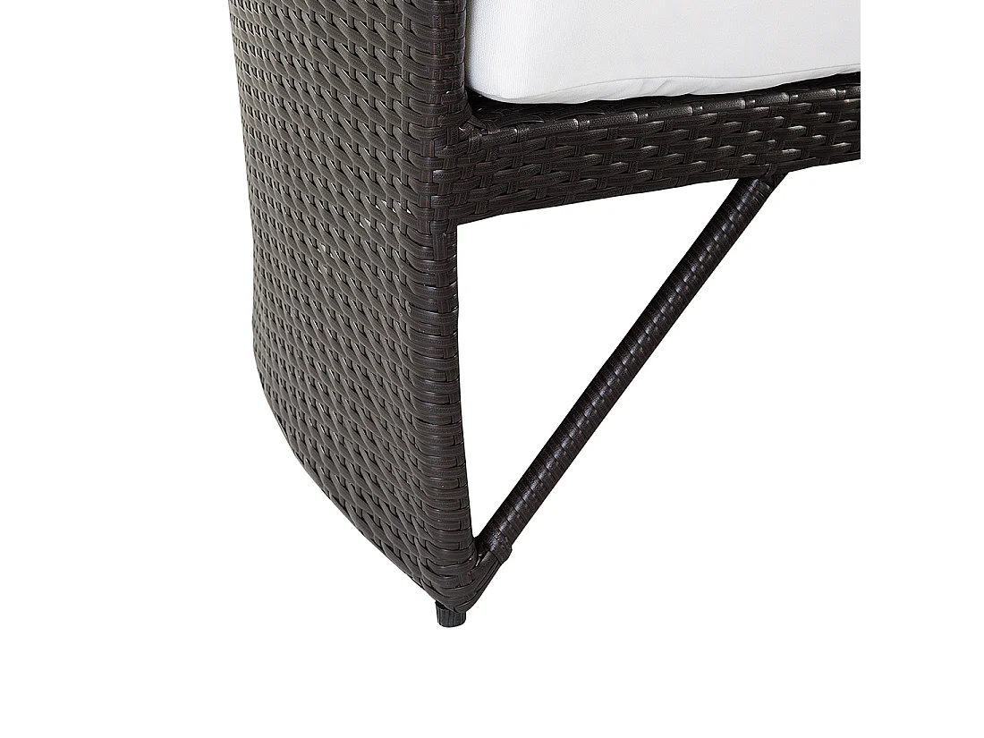 Lit de jardin SYLT LUX Marron foncé