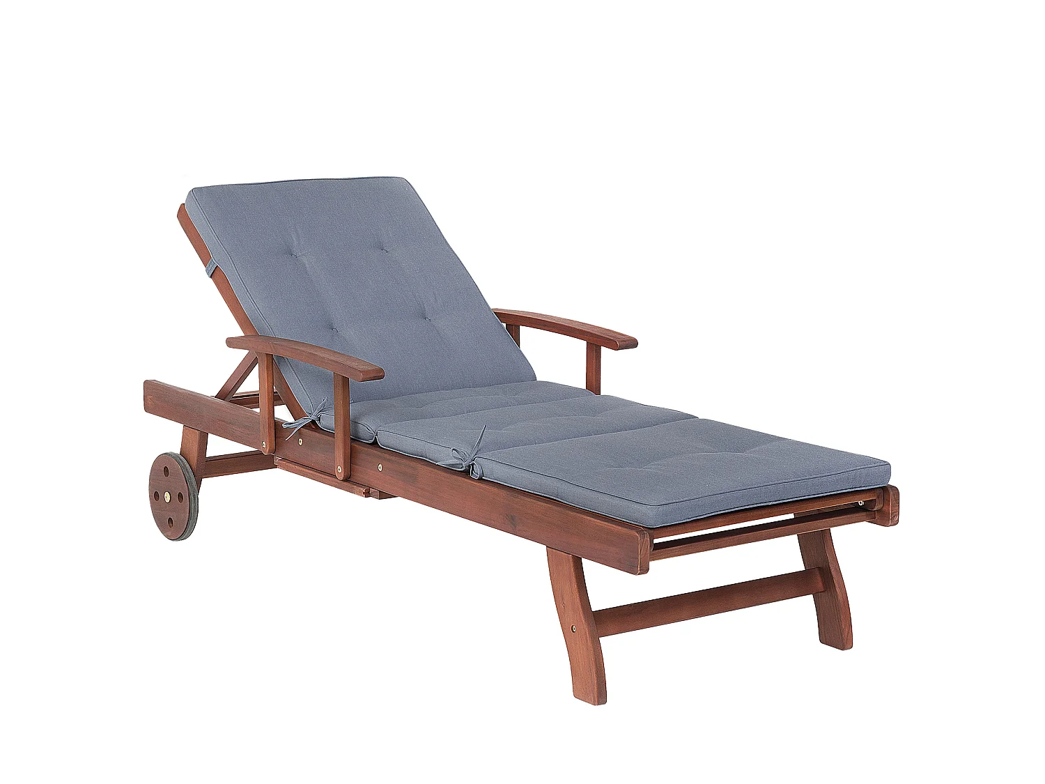 Chaise longue avec coussin Bois Bleu TOSCANA