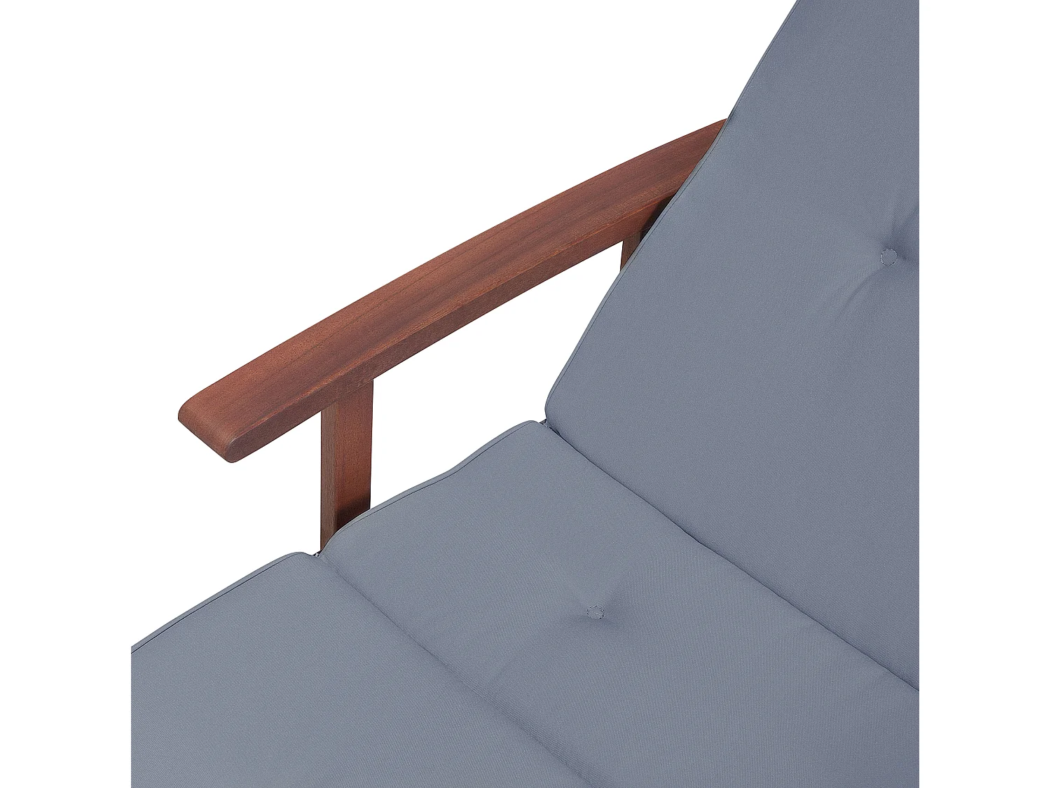 Chaise longue avec coussin Bois Bleu TOSCANA