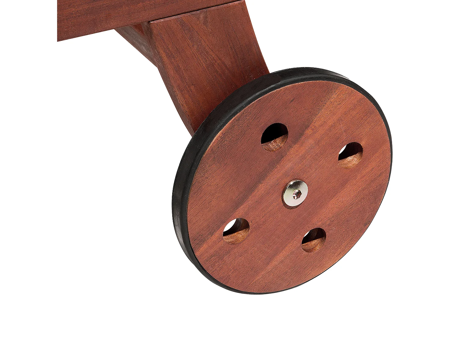 Gartenliege mit Kissen Holz Blau TOSCANA