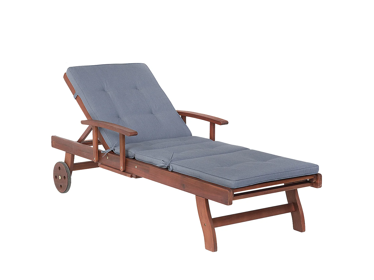 Chaise longue avec coussin Bois Bleu TOSCANA