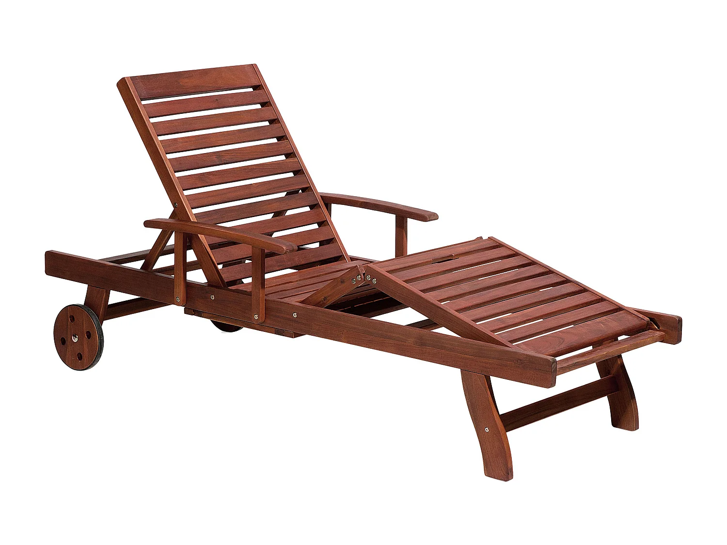 Chaise longue avec coussin Bois Bleu TOSCANA