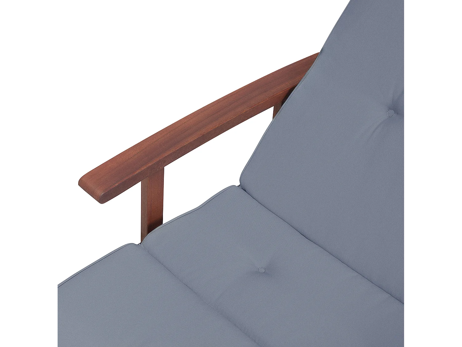 Chaise longue avec coussin Bois Bleu TOSCANA