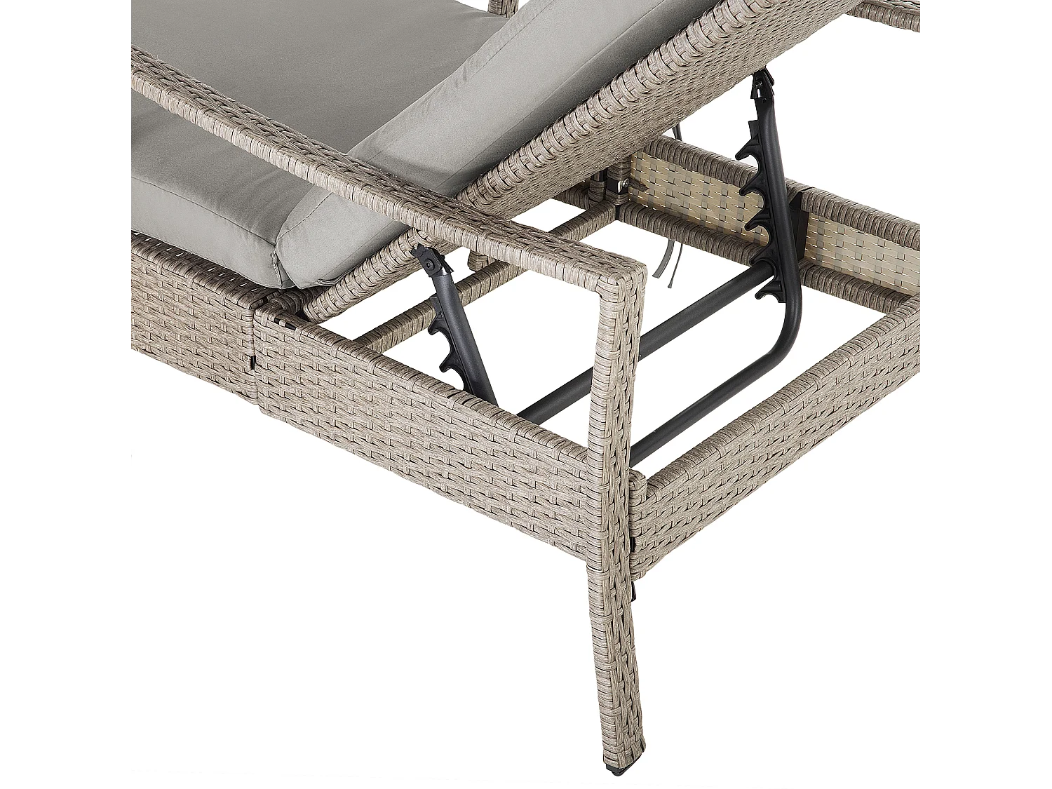 Lettino Prendisole con Cuscino VASTO Tortora