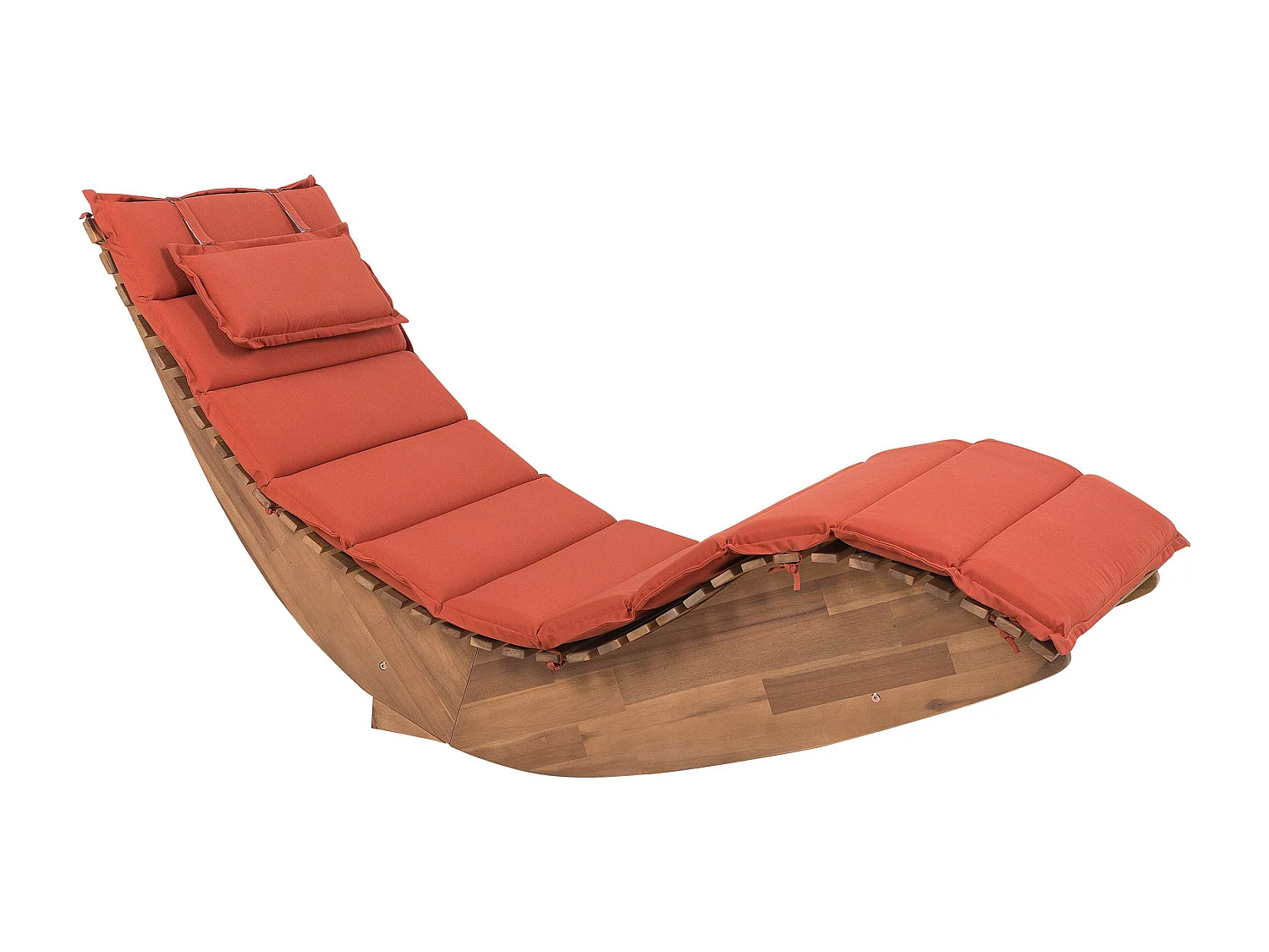 Transat avec coussin BRESCIA Acacia Rouge