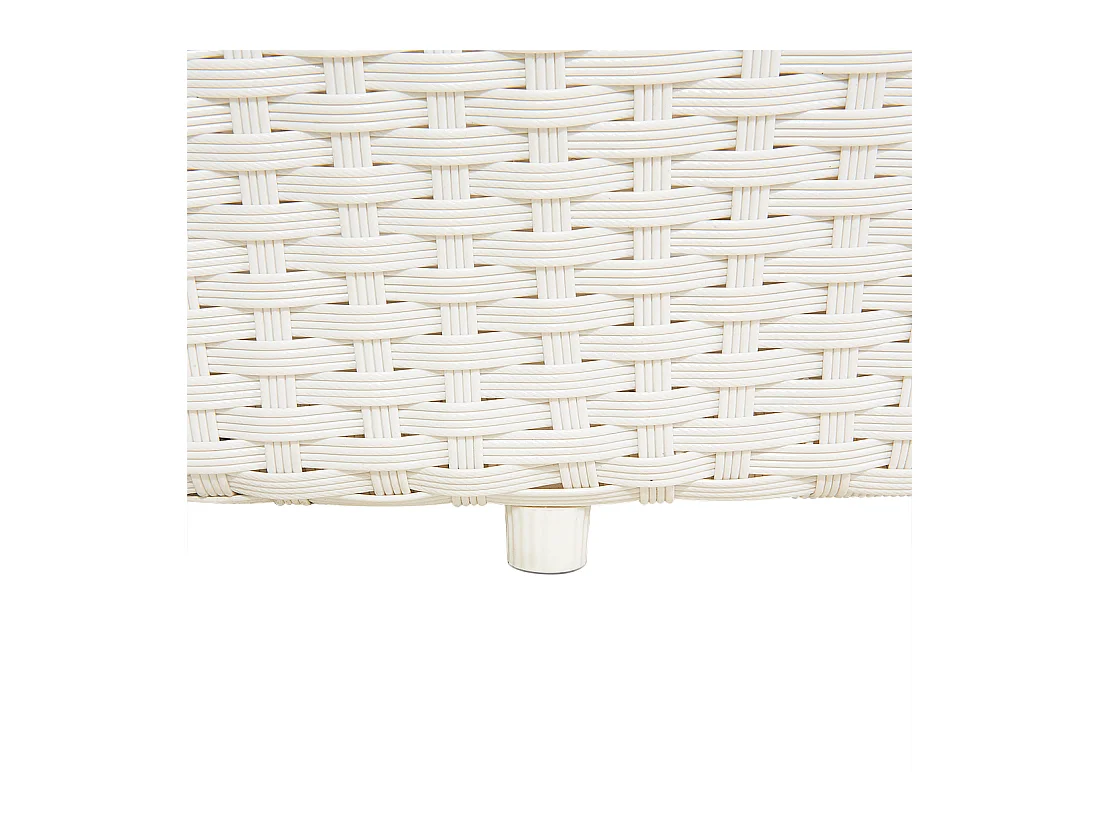 Lit de jardin SYLT Blanc