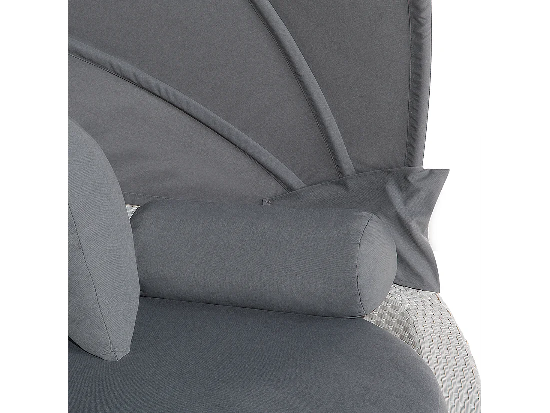 Lit de jardin SYLT Blanc