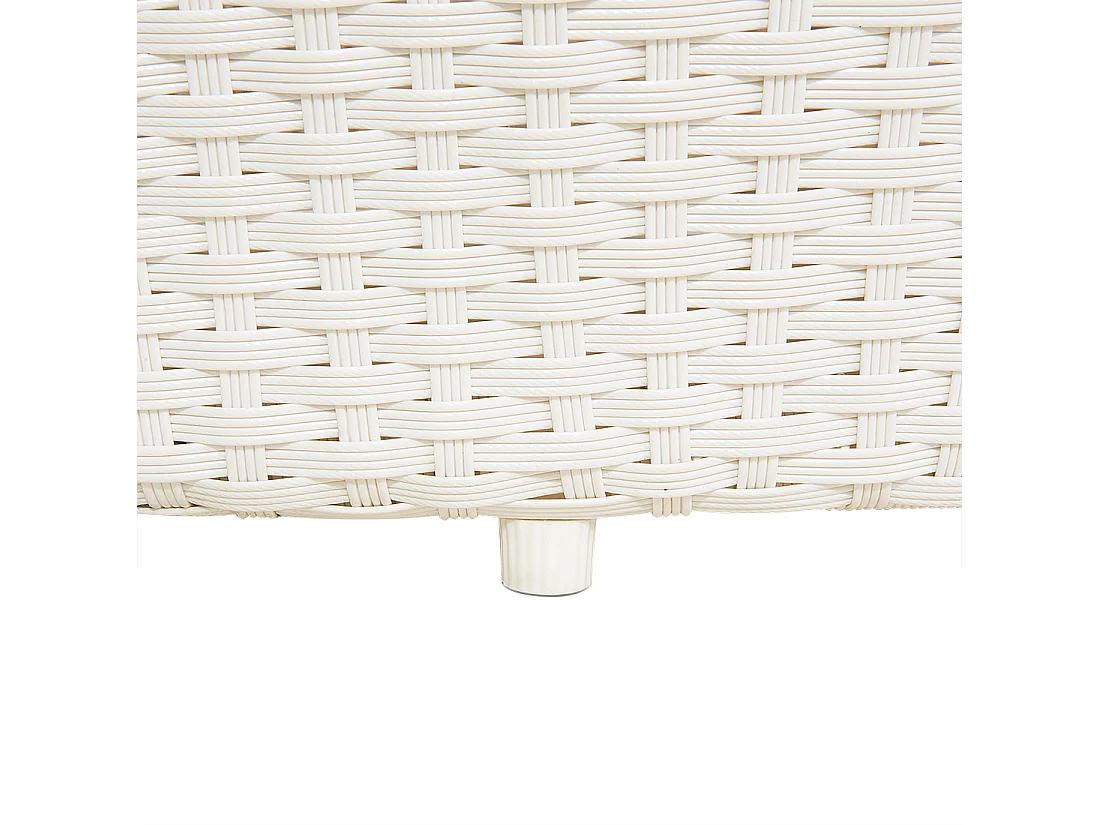 Lit de jardin SYLT Blanc