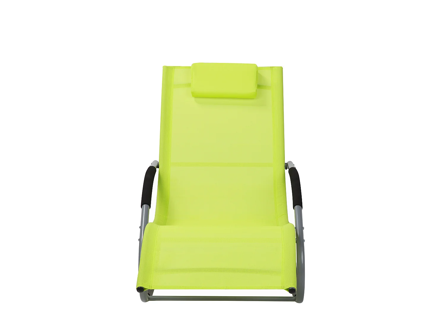 Gartenliege Schaukelliege Liegestuhl Sonnenliege Polyester Limettengrün Carano