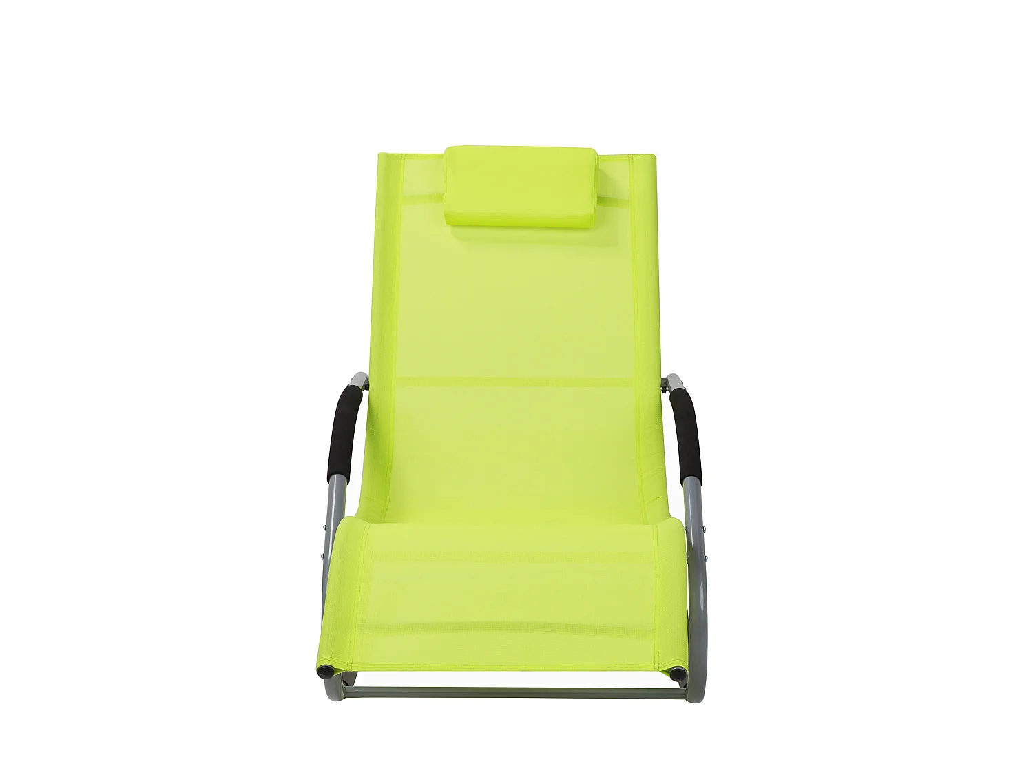 Espreguiçadeira de baloiço CARANO Metal Verde lima