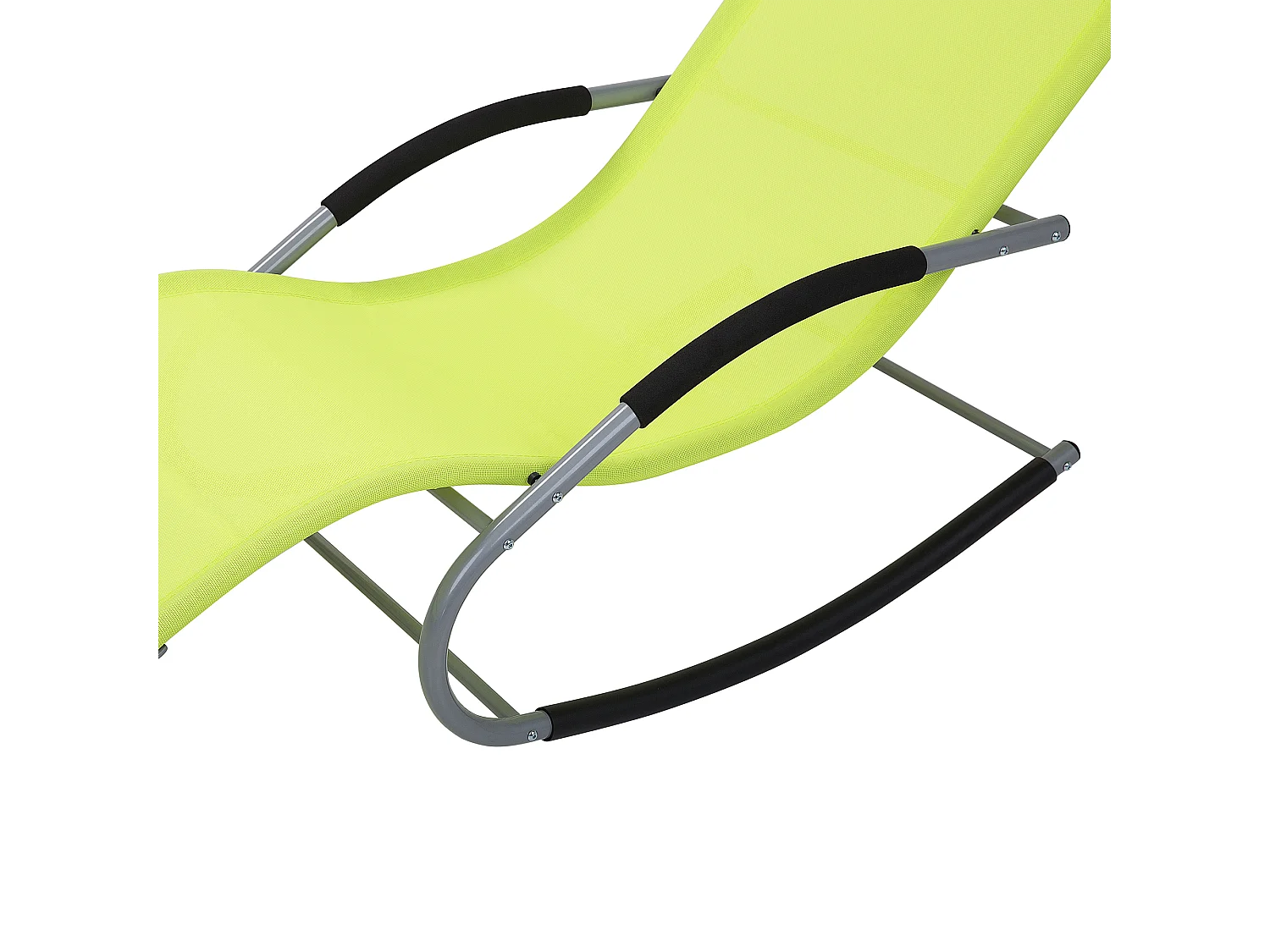 Espreguiçadeira de baloiço CARANO Metal Verde lima