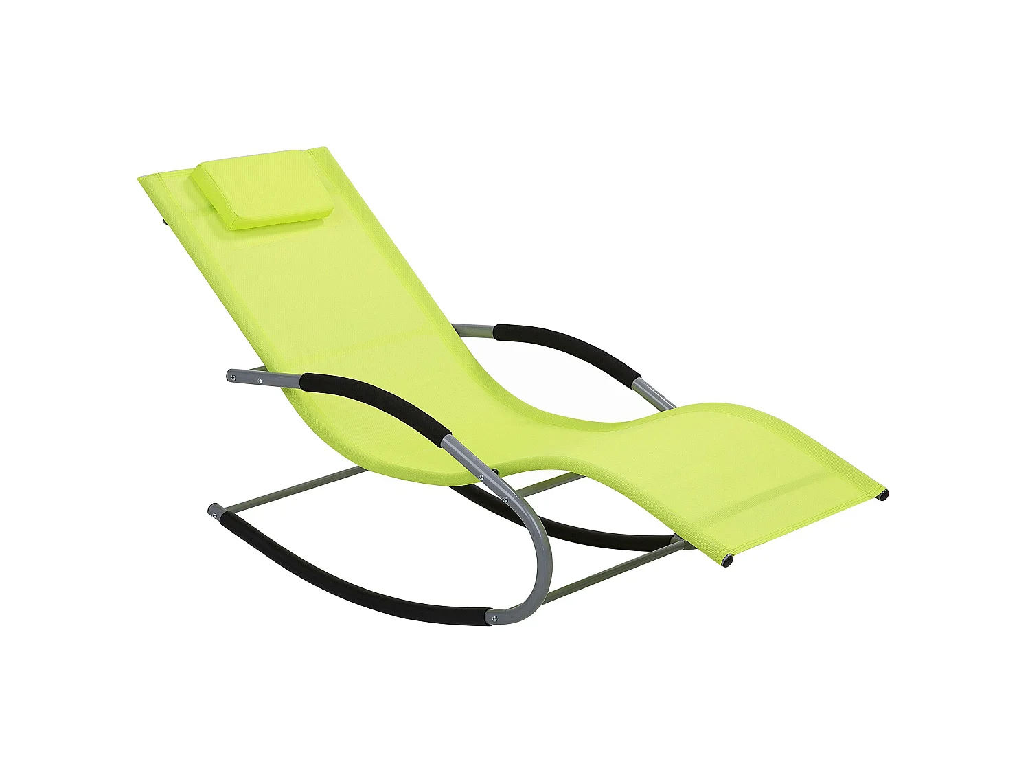 Tuinligstoel Metaal Limegroen CARANO
