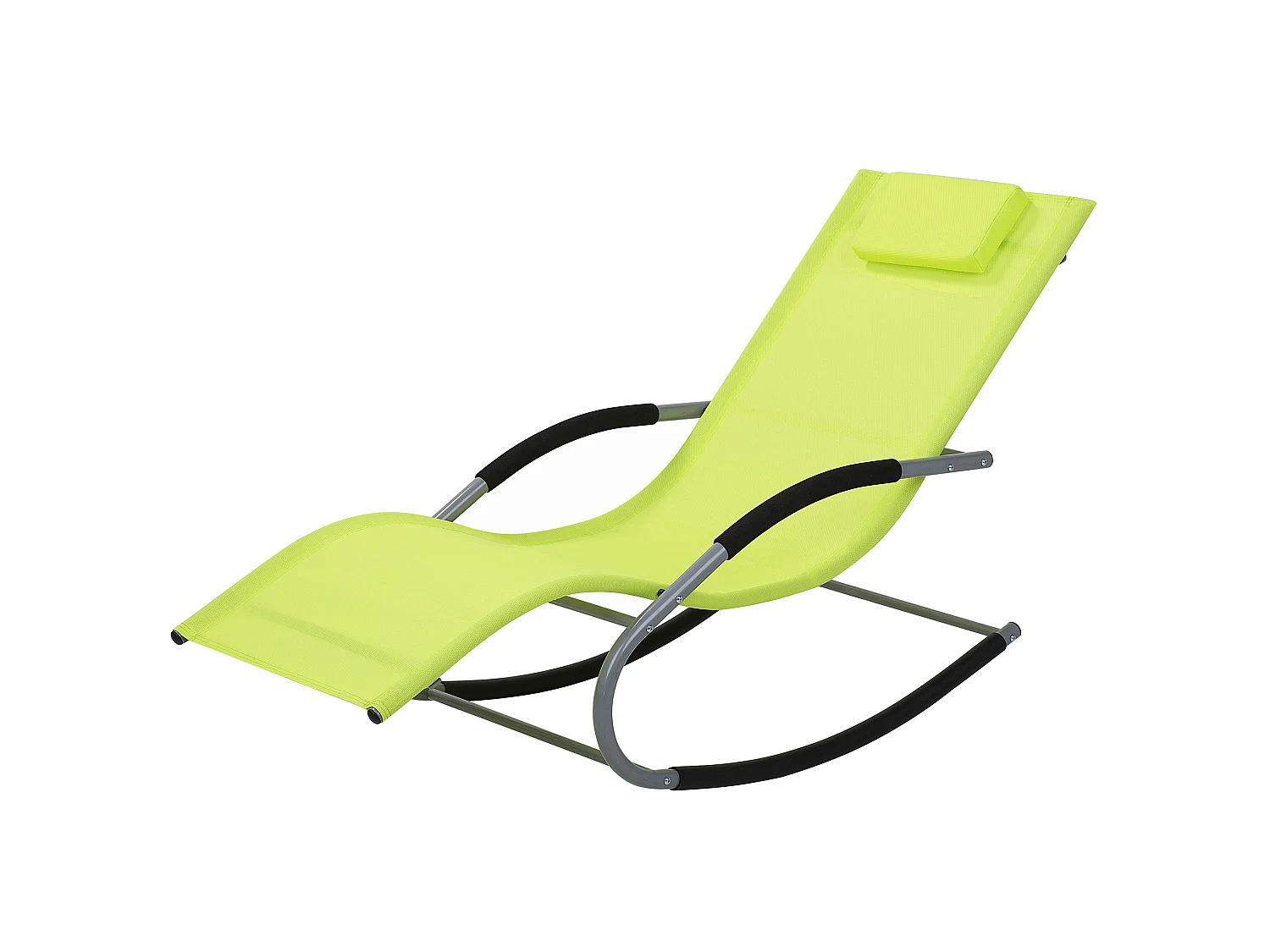 Tuinligstoel Metaal Limegroen CARANO