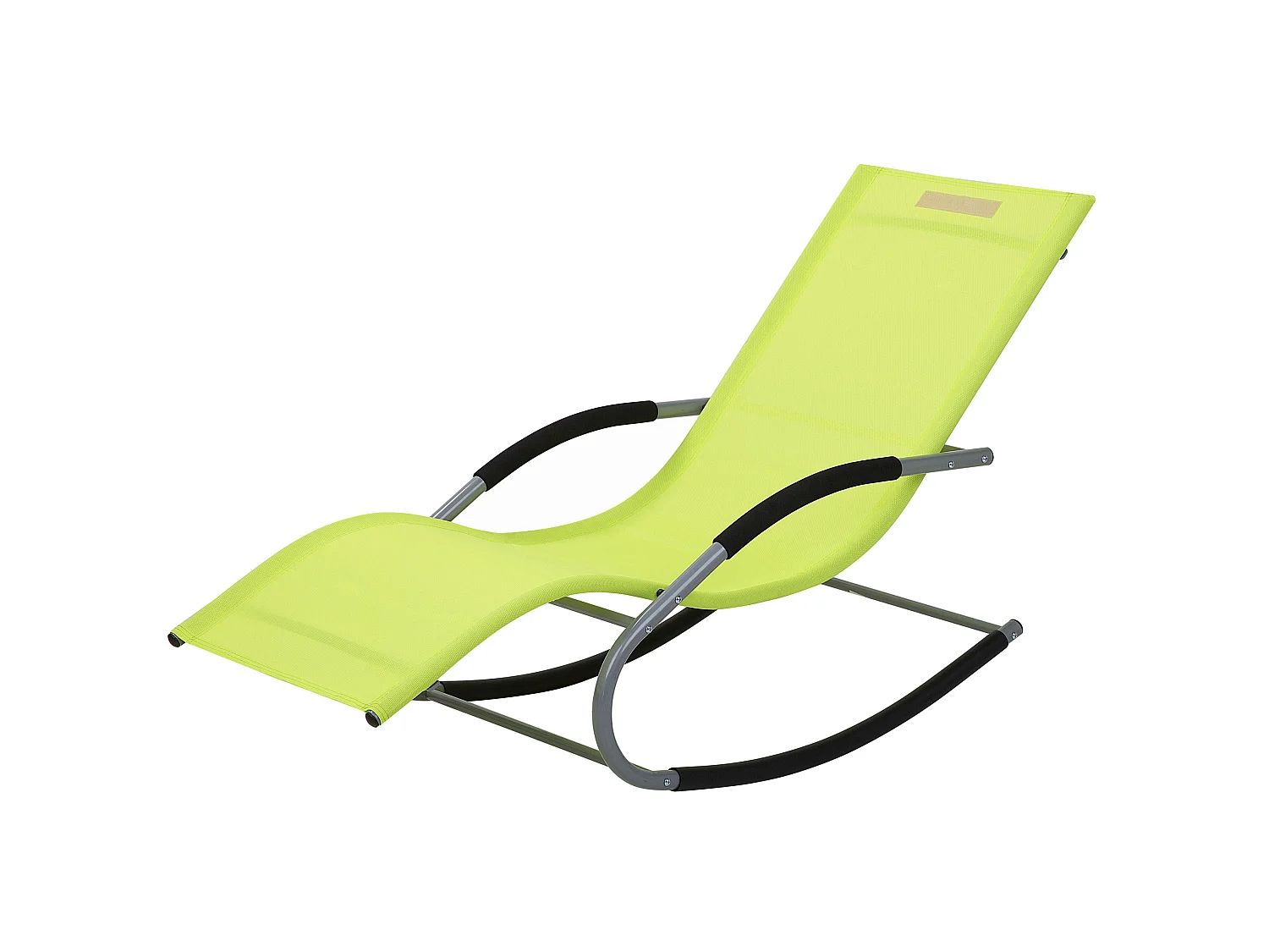 Tuinligstoel Metaal Limegroen CARANO