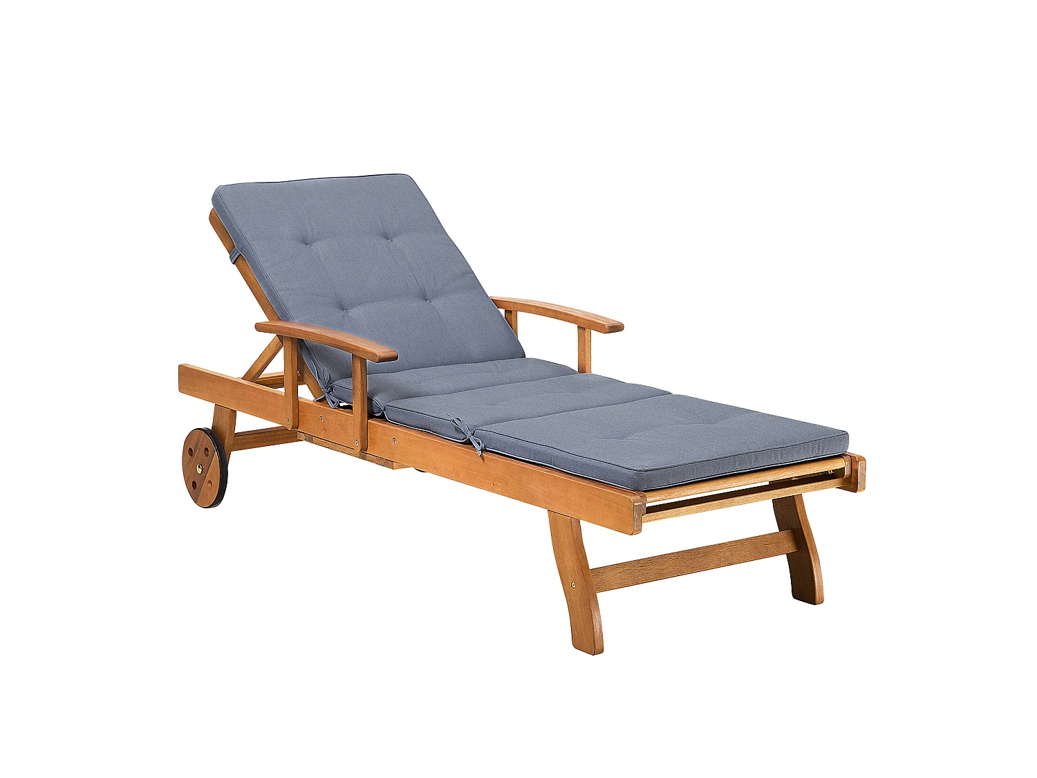 Chaise longue avec coussin Bois Bleu JAVA