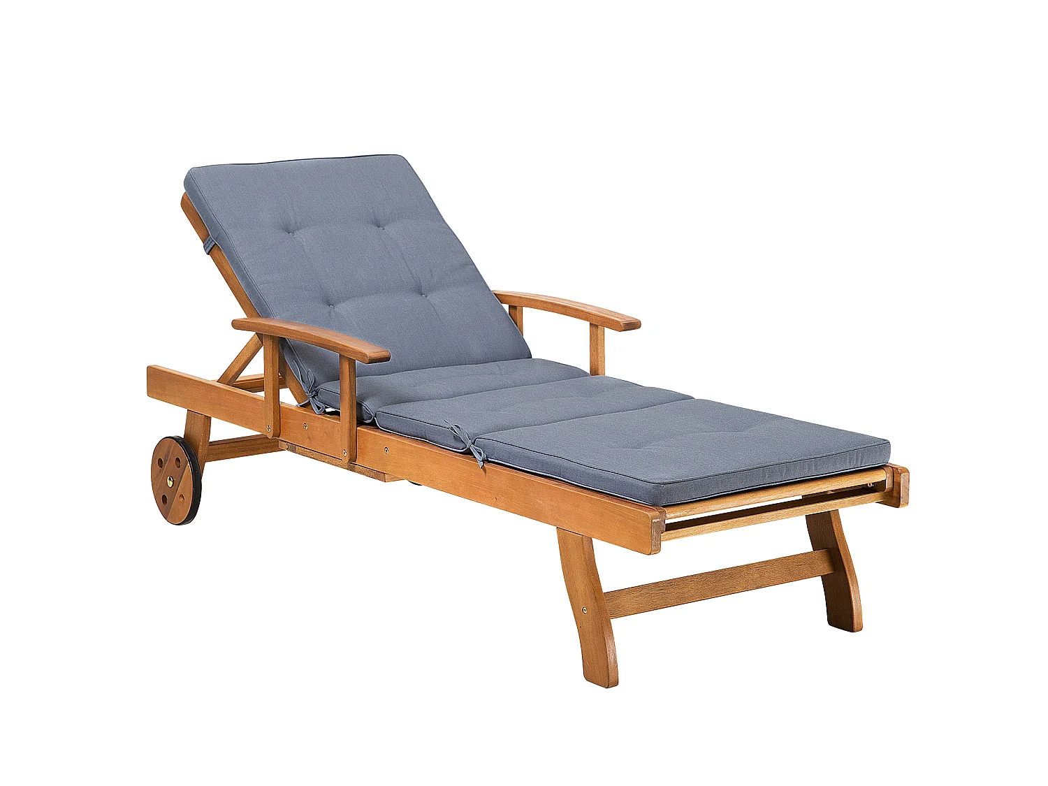 Chaise longue avec coussin Bois Bleu JAVA