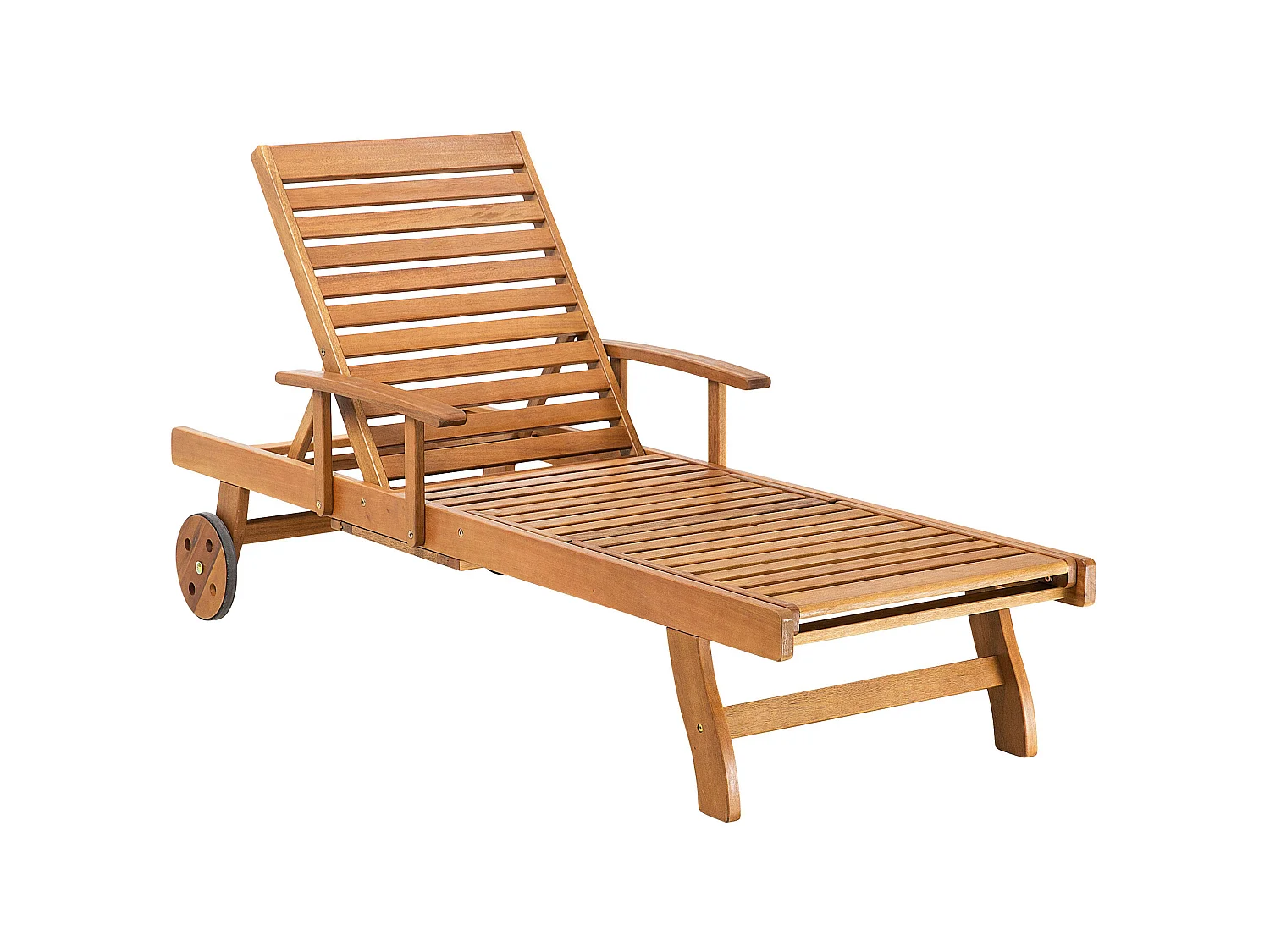 Chaise longue avec coussin Bois Bleu JAVA