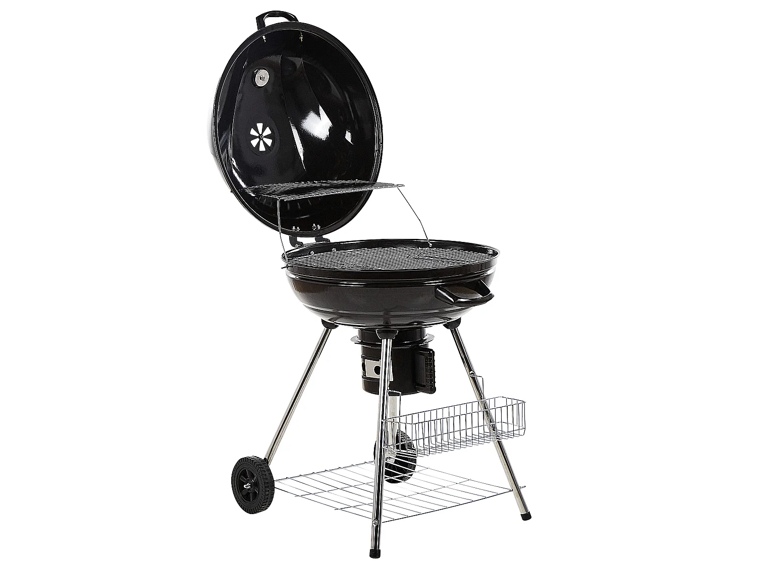 Charcoal BBQ Grill MARAPI Metal Black