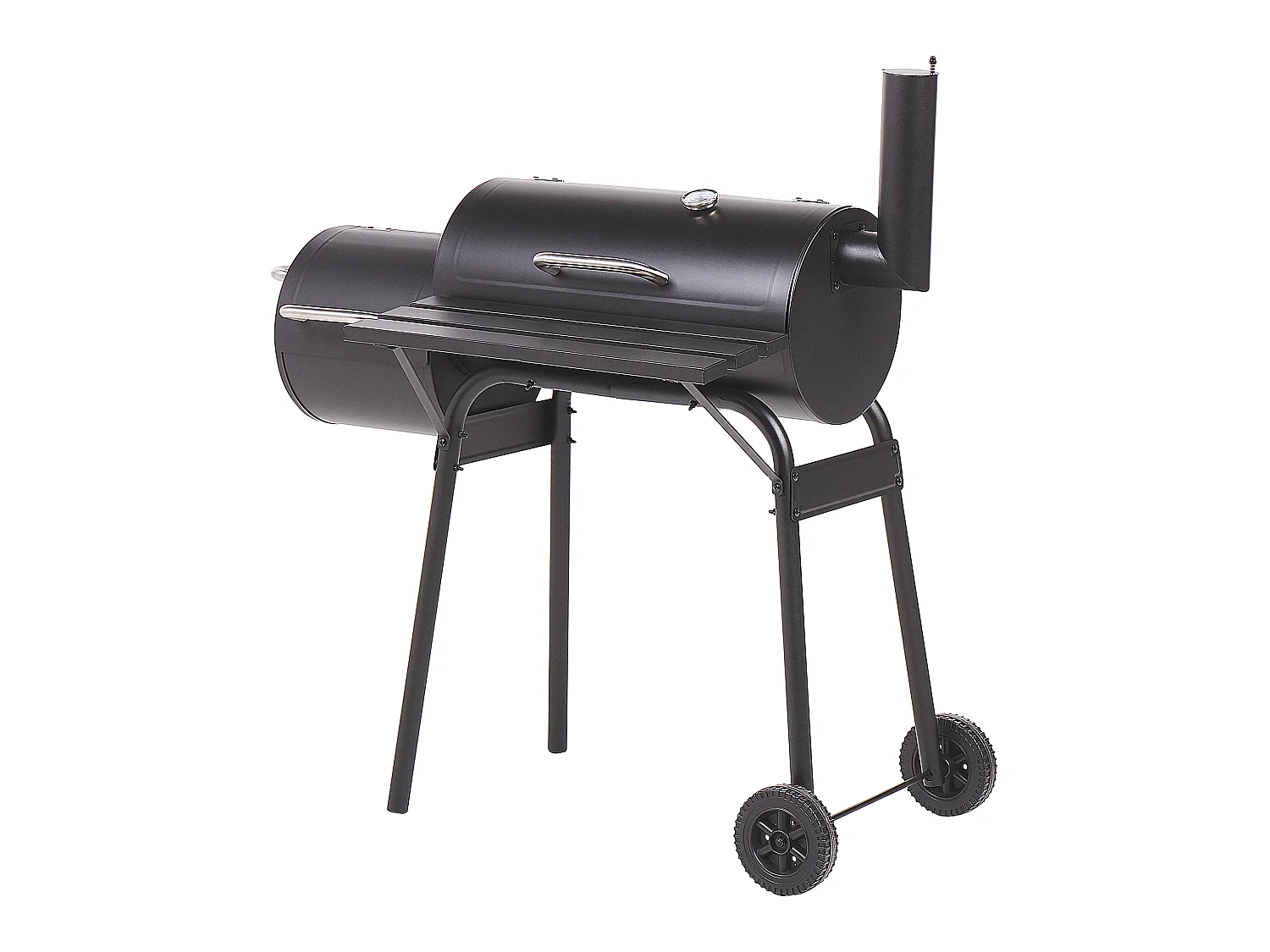 Barbacoa de carbón KATLA con ahumador Metal Negro