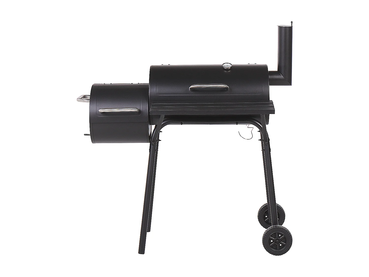 Barbacoa de carbón KATLA con ahumador Metal Negro