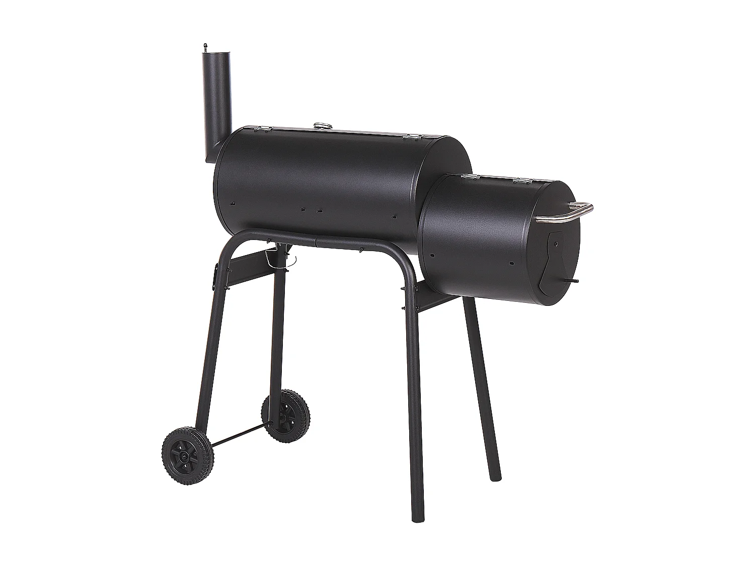 Barbacoa de carbón KATLA con ahumador Metal Negro