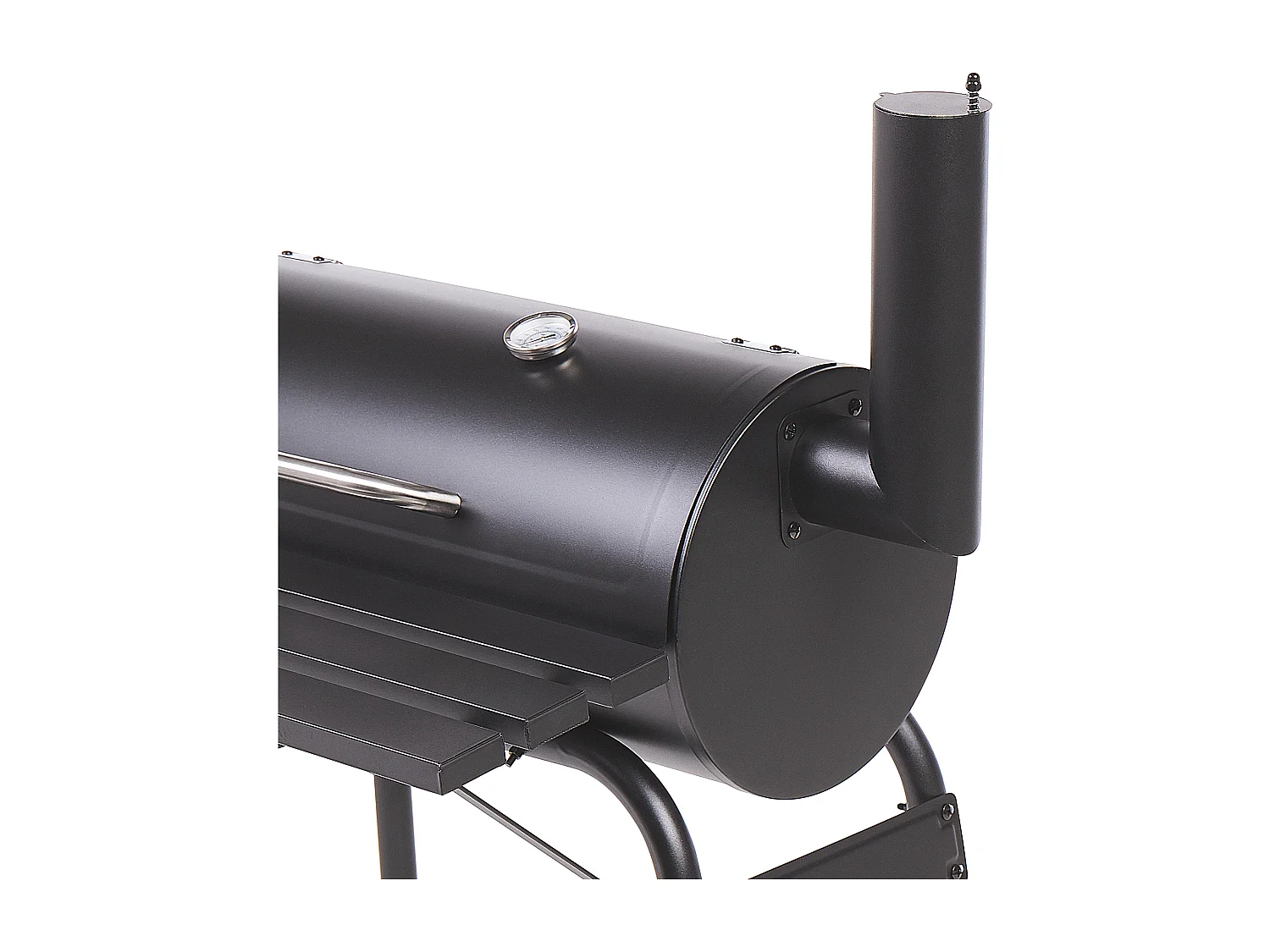 Barbacoa de carbón KATLA con ahumador Metal Negro