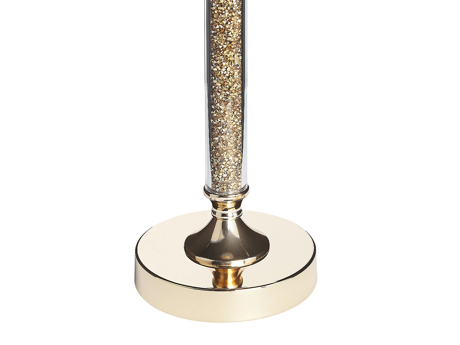 Bougeoir ABBEVILLE Verre 48 cm Doré