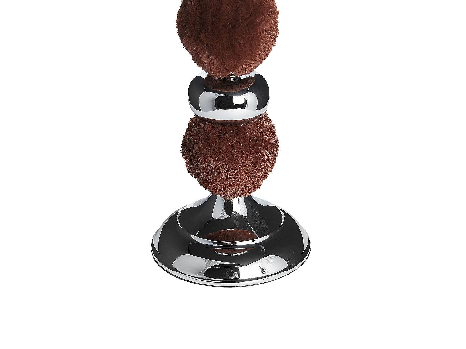 Klassischer Kerzenständer für besonderes Flair silber braun Höhe 38 cm Padre