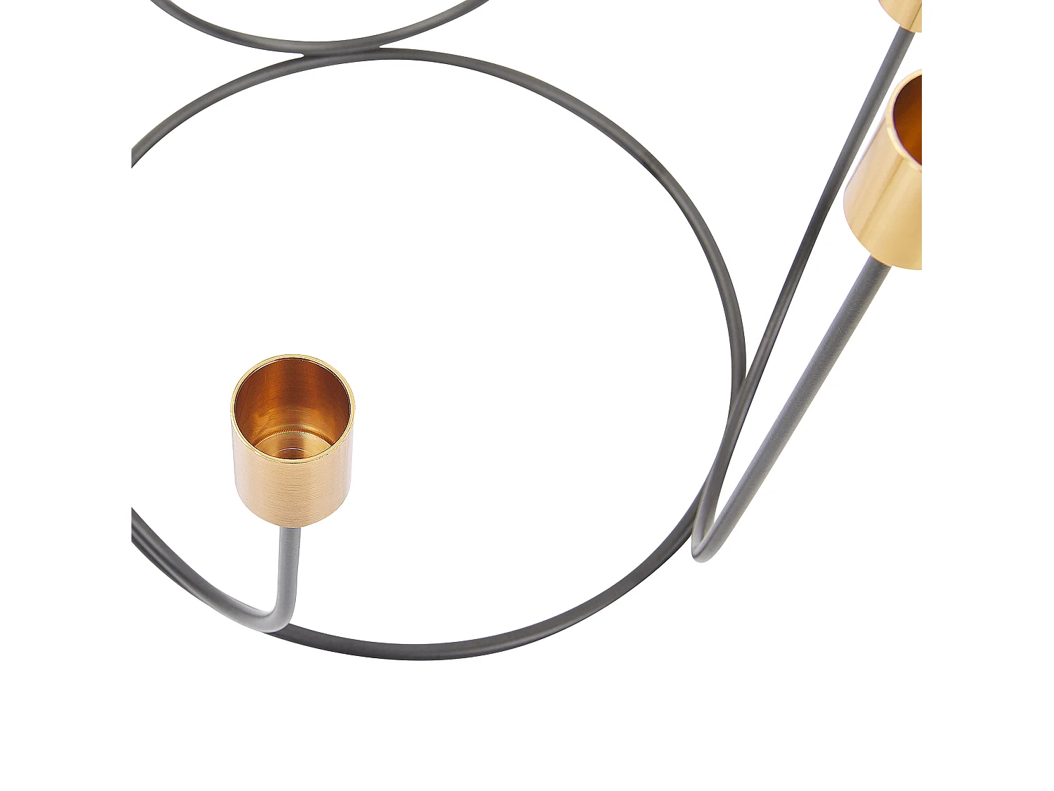 Portacandele PANAY Metallo 25 cm Nero