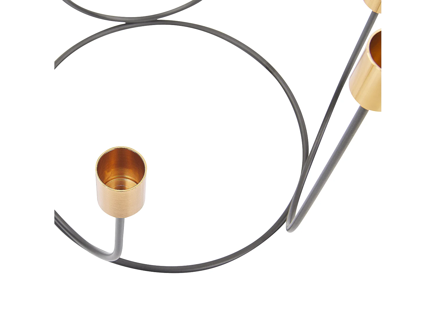 Candelabro PANAY Metal 25 cm Preto