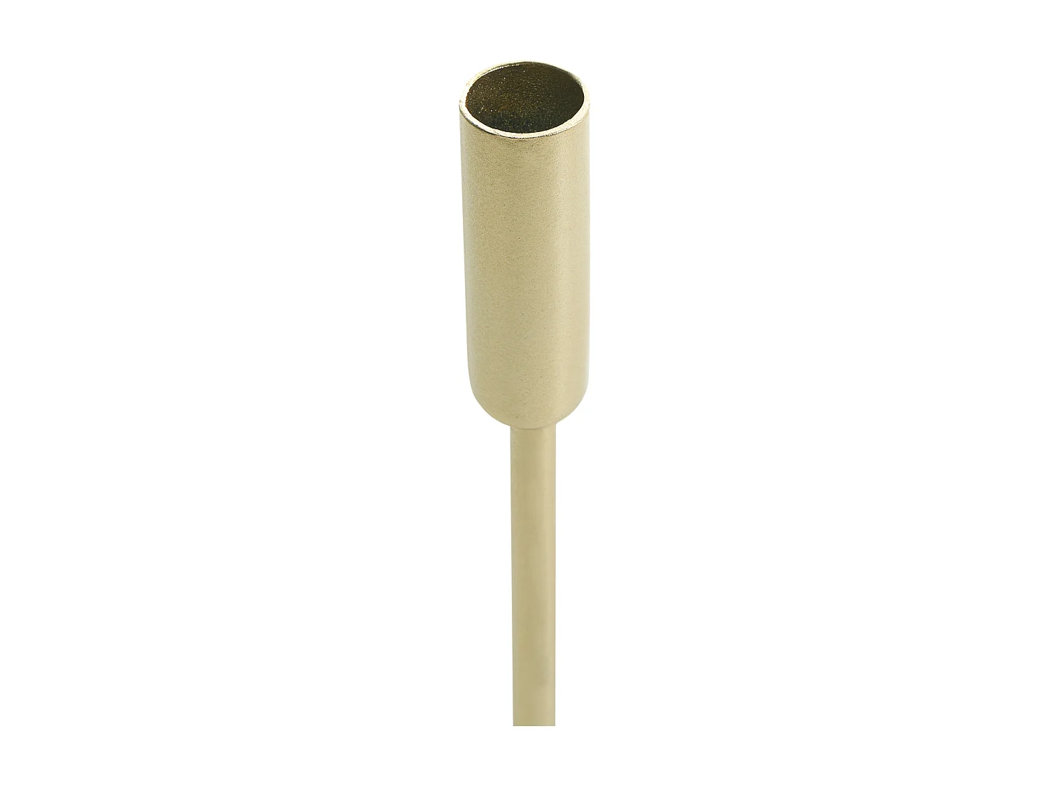 Zestaw 2 świeczników BUNYU Metal 19/28 cm Złoty