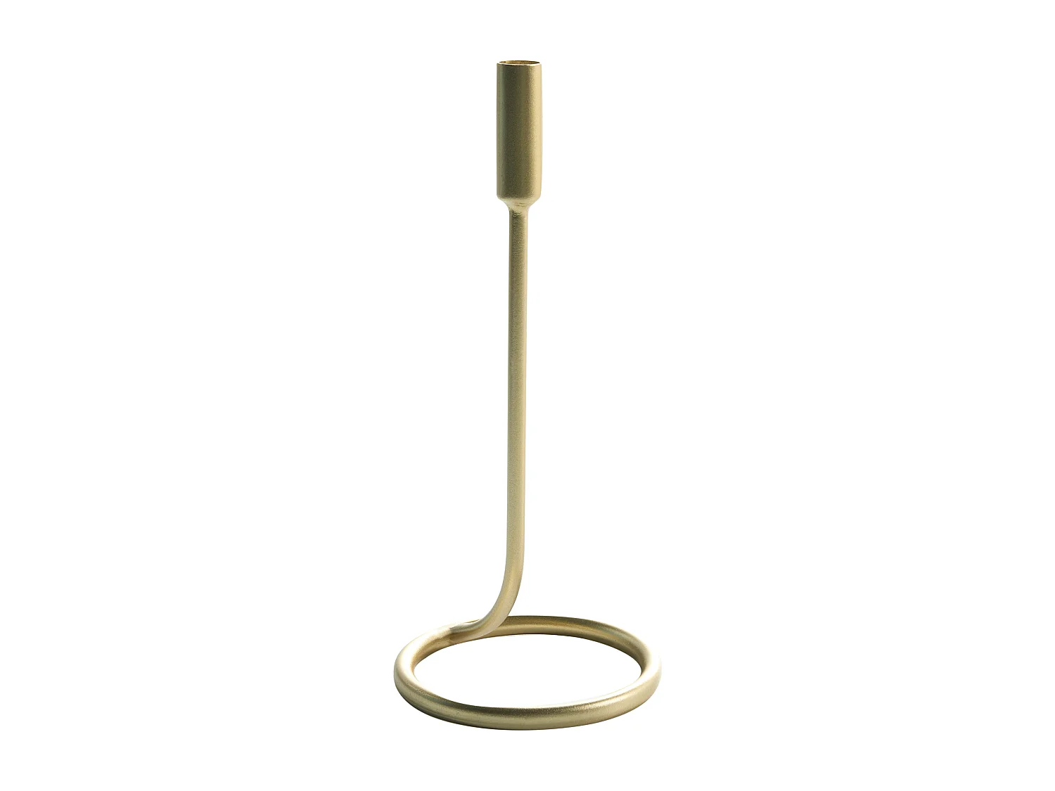 Zestaw 2 świeczników BUNYU Metal 19/28 cm Złoty
