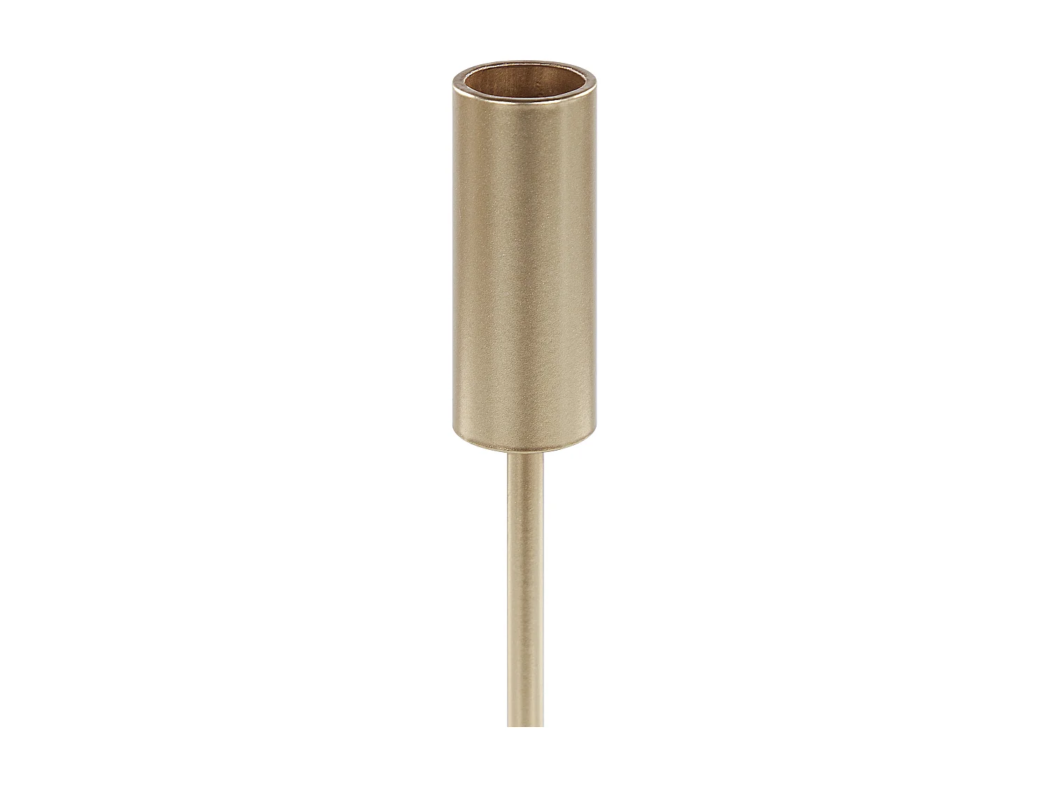 Zestaw 2 świeczników BUNYU Metal 19/28 cm Złoty