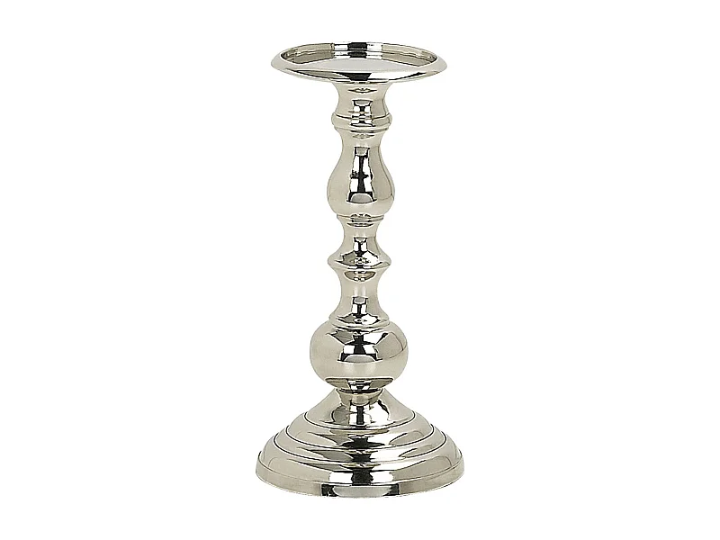 Bougeoir BUSAT Métal 24 cm Argenté