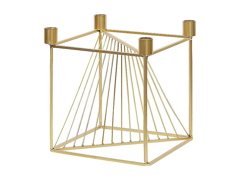 Kaarshouder MINDORO Metaal 23 cm Goud