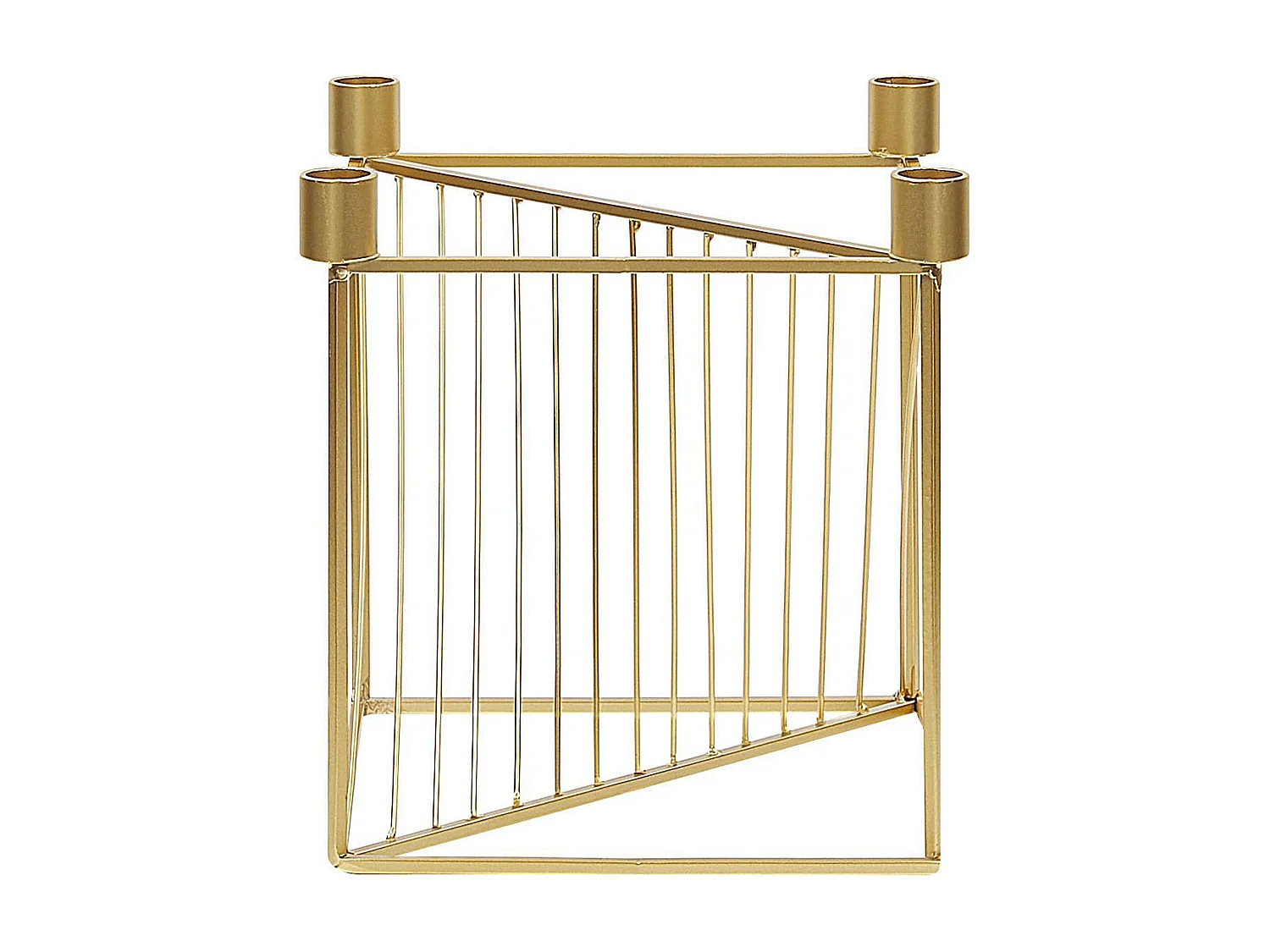 Kaarshouder MINDORO Metaal 23 cm Goud