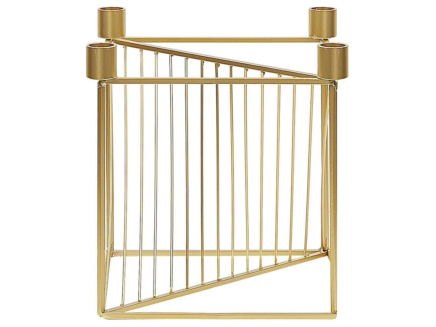 Kaarshouder MINDORO Metaal 23 cm Goud