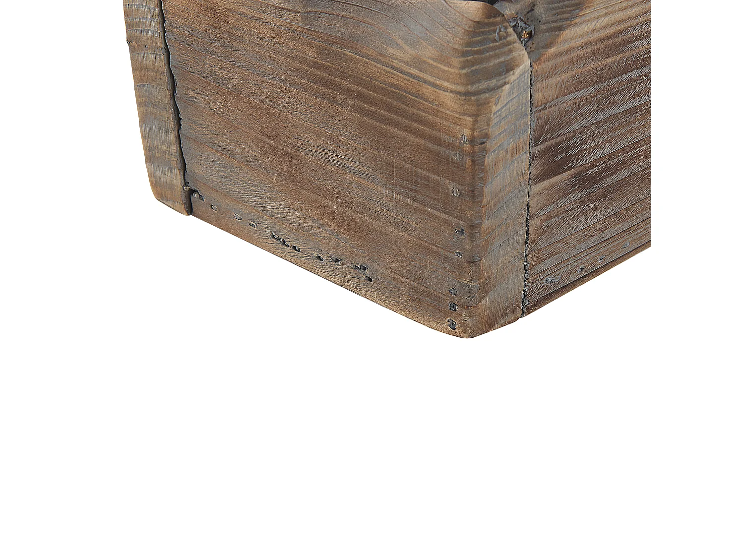 Conjunto de 2 castiçais PLATEROS Madeira 15/12 cm Castanho escuro