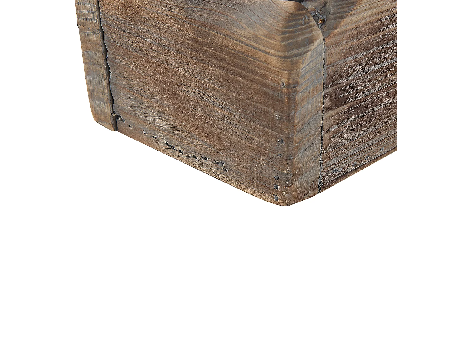 Conjunto de 2 castiçais PLATEROS Madeira 15/12 cm Castanho escuro